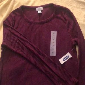 Old Navy ribbed long sleeve tee women’s medium